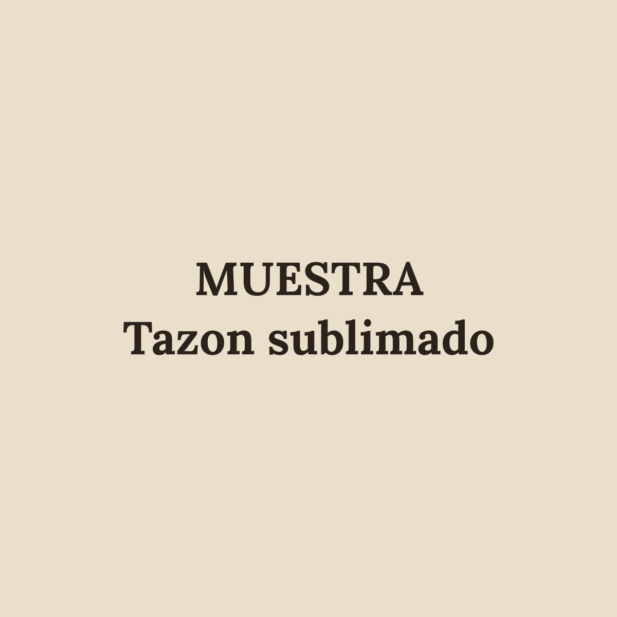 [MUESTRA] Tazón sublimado personalizado 11 oz (imagen de muestra)