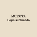 [MUESTRA] Cojín sublimado 40 x 40 cm (imagen de muestra)