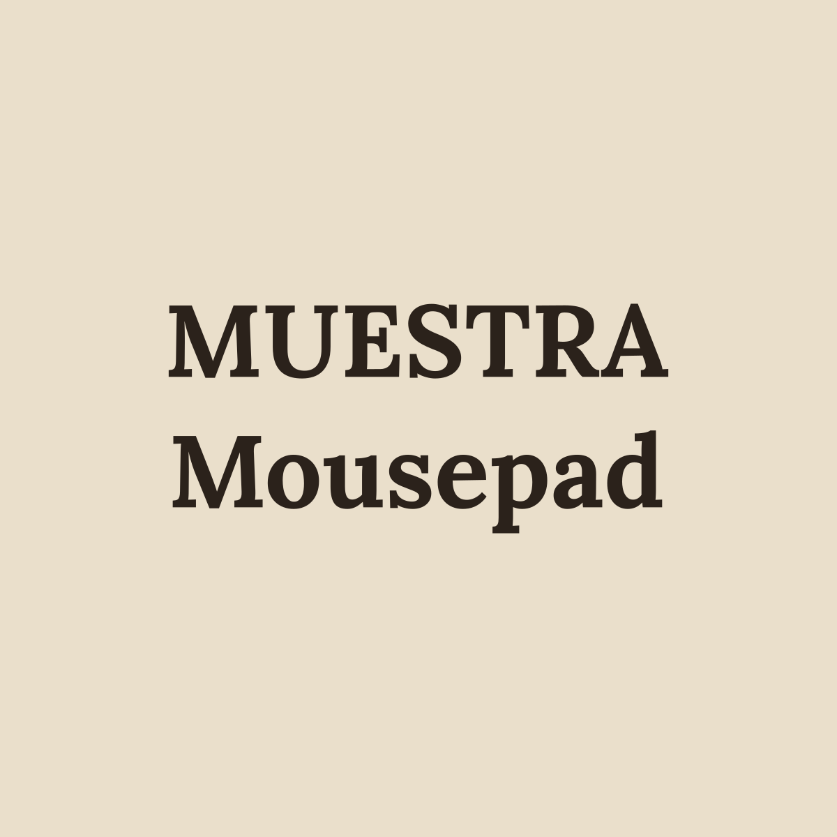 [MUESTRA] Mousepad sublimado (imagen de muestra)