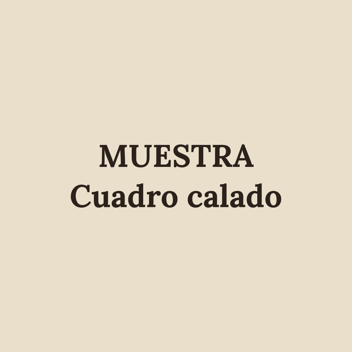[MUESTRA] Cuadro calado "Familia" en MDF (imagen de muestra)