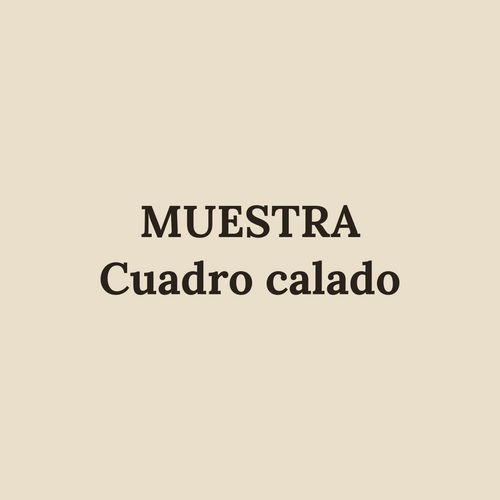 [MUESTRA] Cuadro calado "Familia" en MDF (imagen de muestra)
